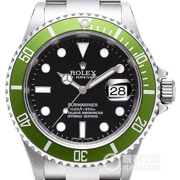99新 Rolex/劳力士 潜航者型系列16610/40表径绿水鬼单表男士腕表