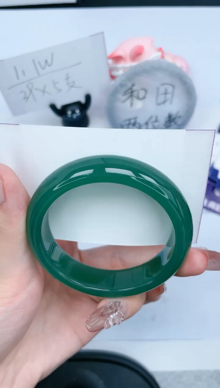 石英质玉未镶嵌手镯203-54.3