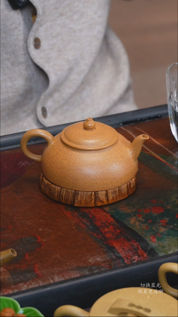 【闪购商品】紫砂茶壶黄降坡|汲古|180CC