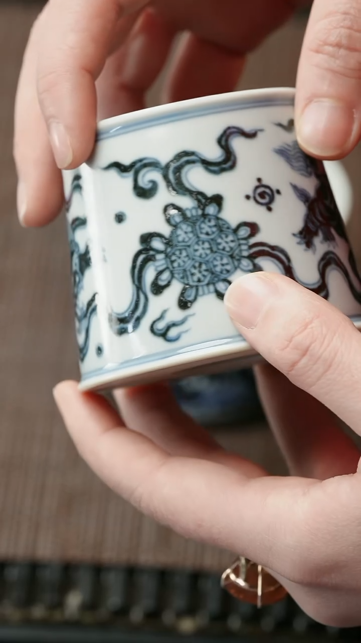 【闪购商品】杯五堂 双狮威士忌杯（摹古）