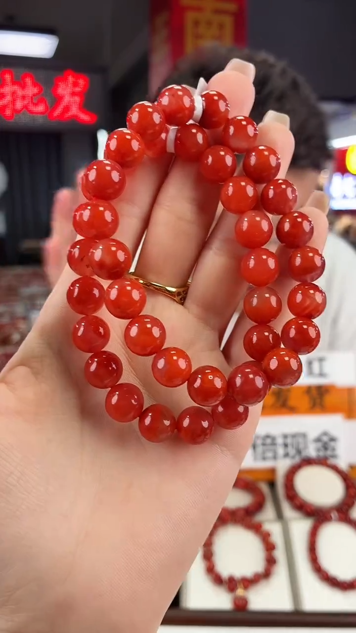 南红玛瑙瓦西手串10+未镶嵌（多样式发其一）