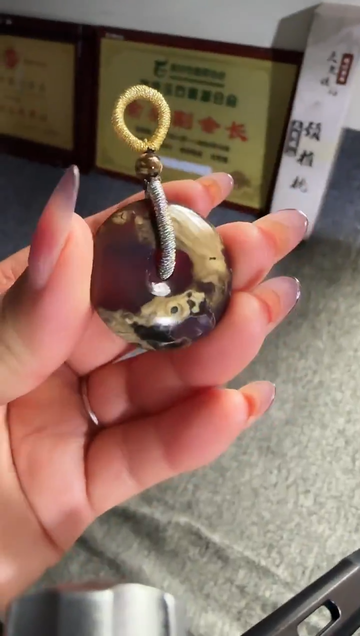 琥珀颈饰未镶嵌霜#70缅甸琥珀吊坠