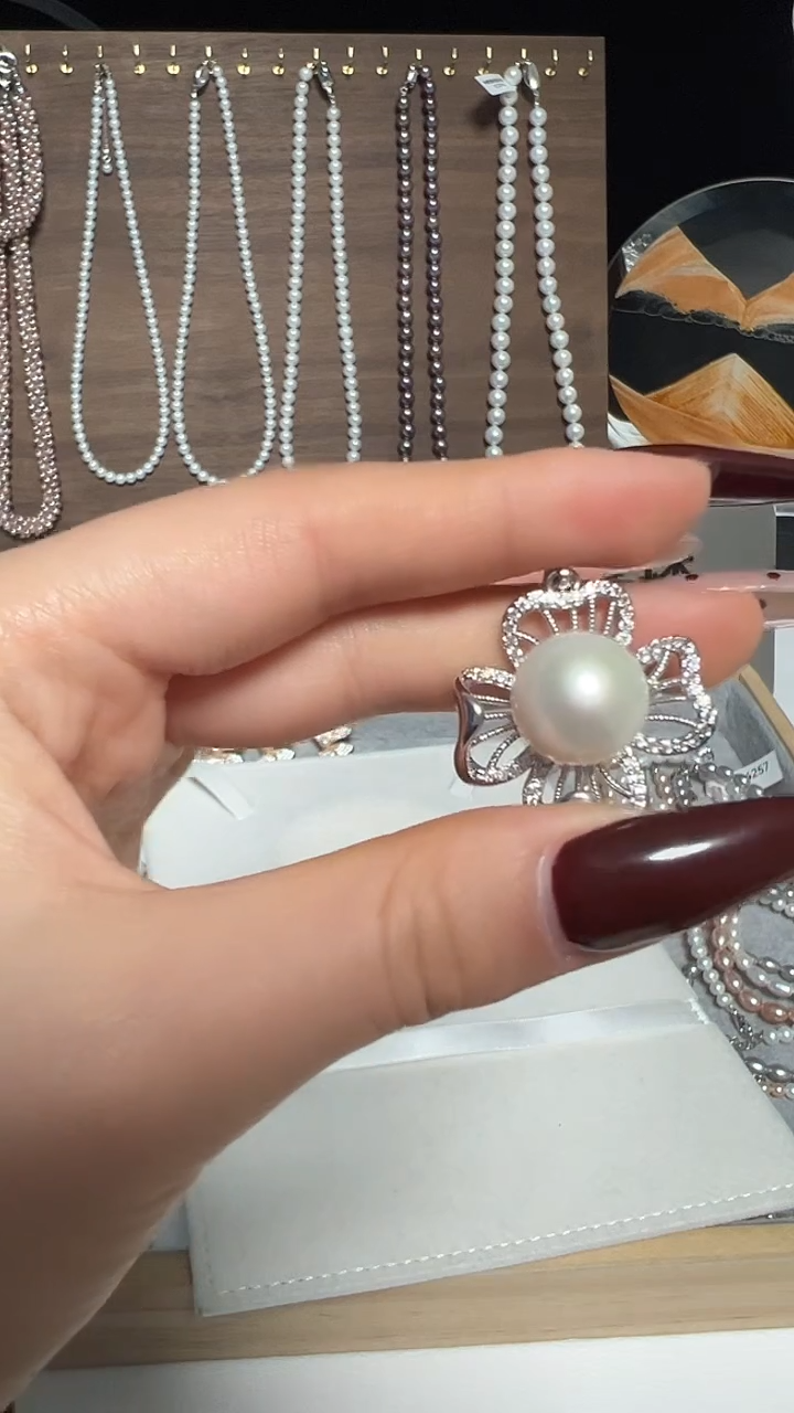 吊坠(不含链)钛钢淡水珍珠永丽严选