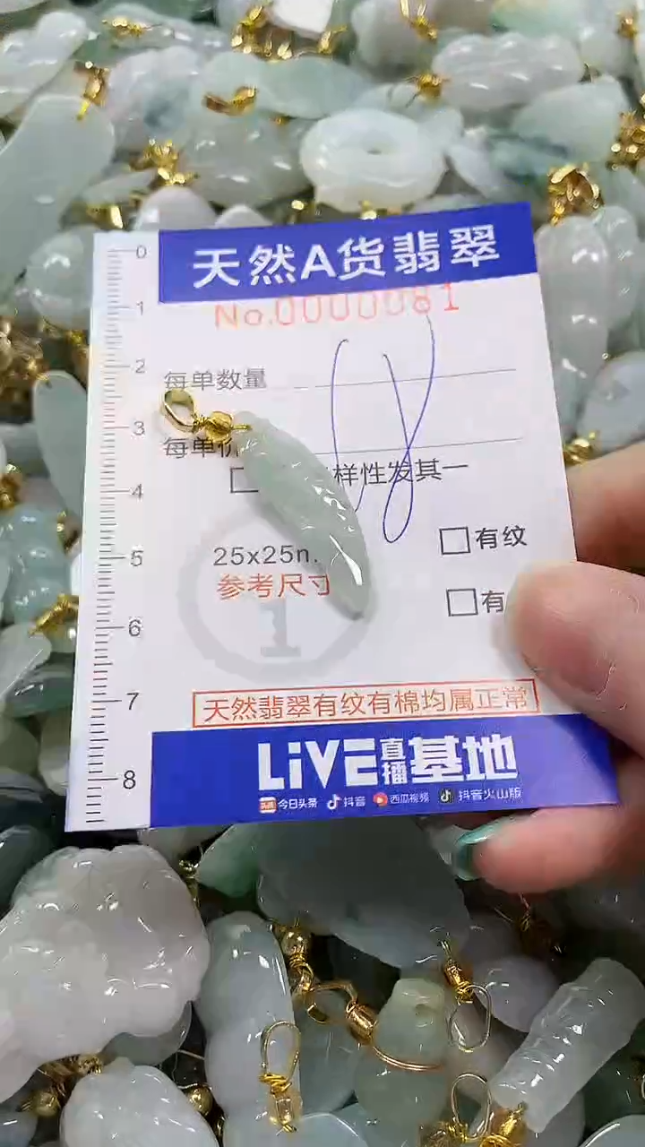 颈饰未镶嵌翡翠天然A货翡翠