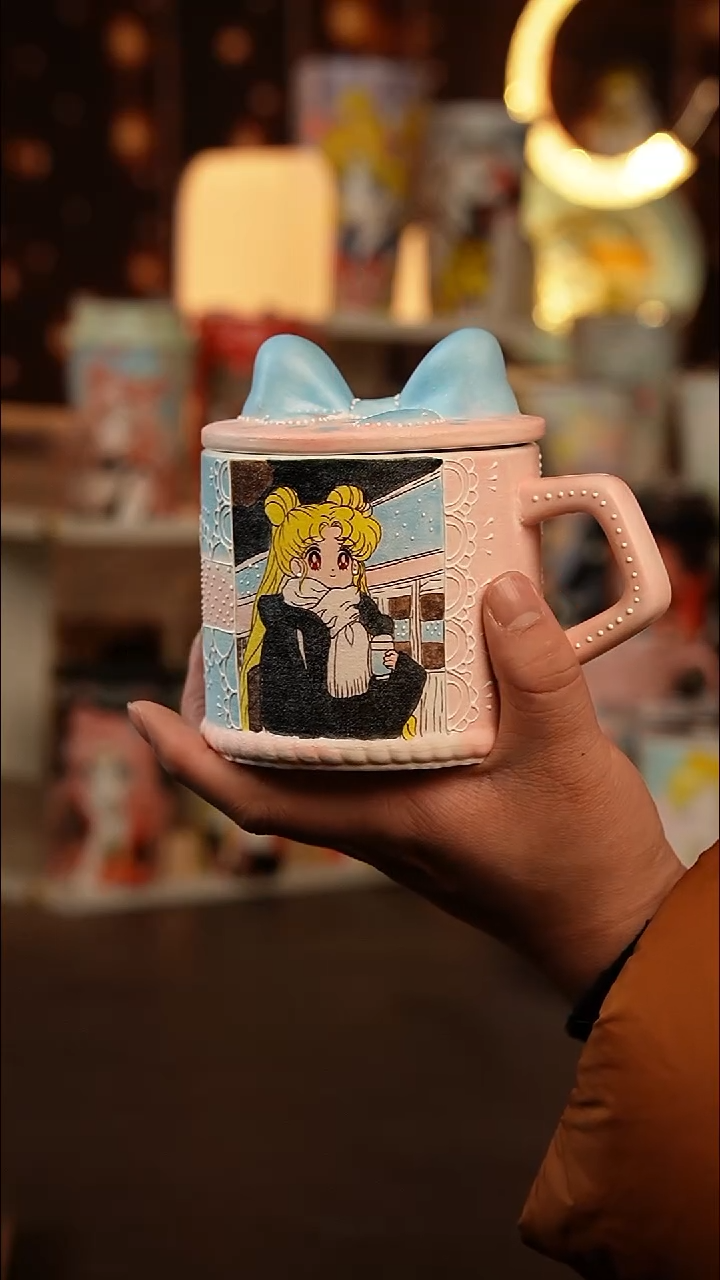 (玉泥）景德镇手工手绘文创陶瓷杯