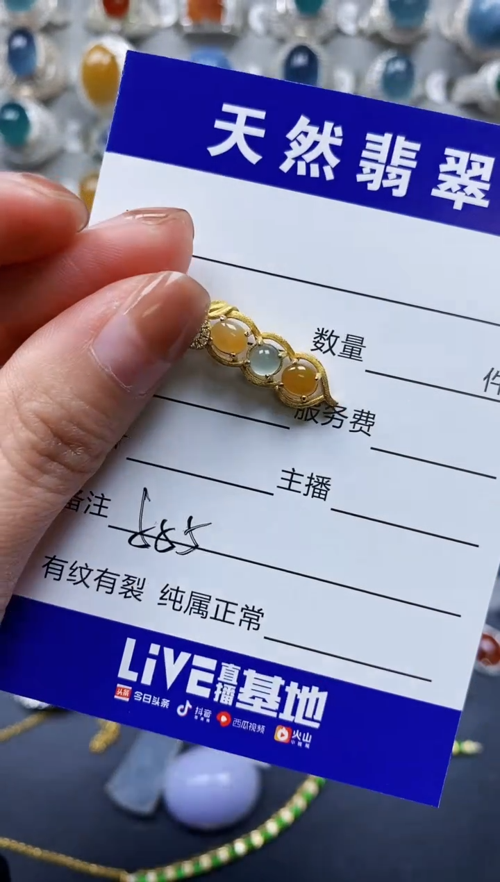 【闪购商品】翡翠颈饰银S925镶嵌0555