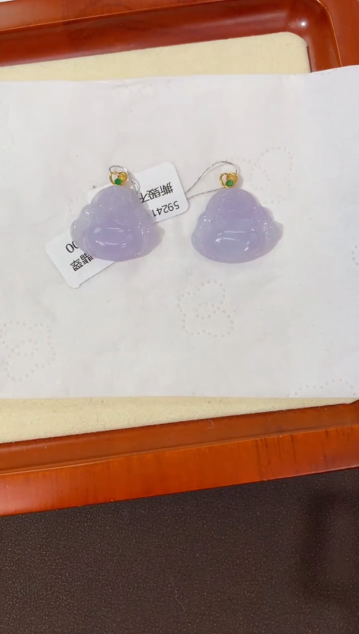 【闪购商品】翡翠颈饰18K金镶嵌天然缅甸a货翡翠(多样性发其一)