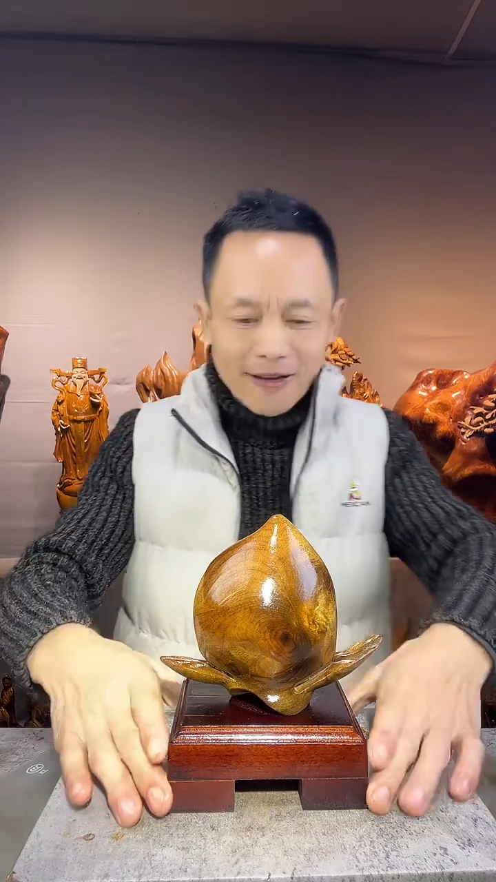 金丝楠苏*小叶桢楠随行摆件26