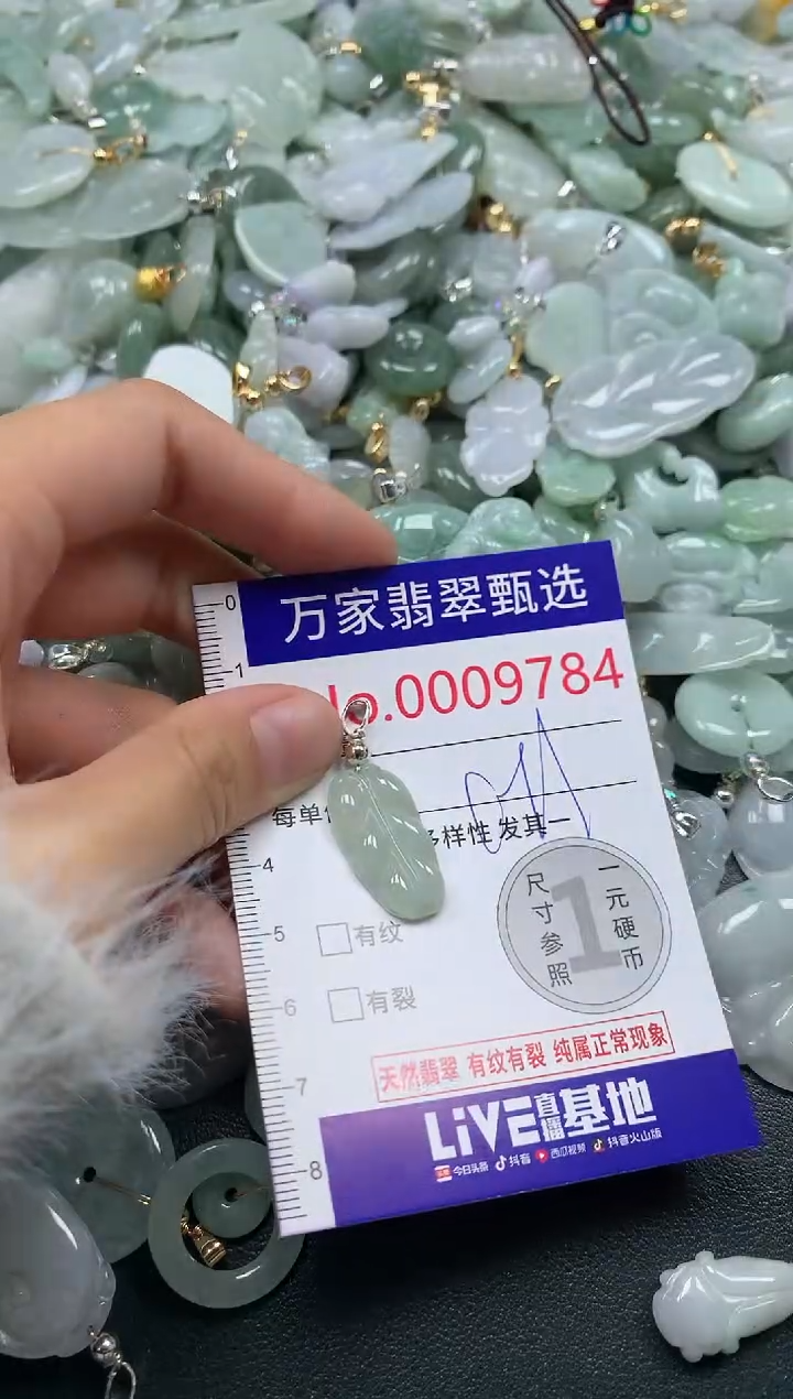 吊坠(不含链)未镶嵌翡翠9784