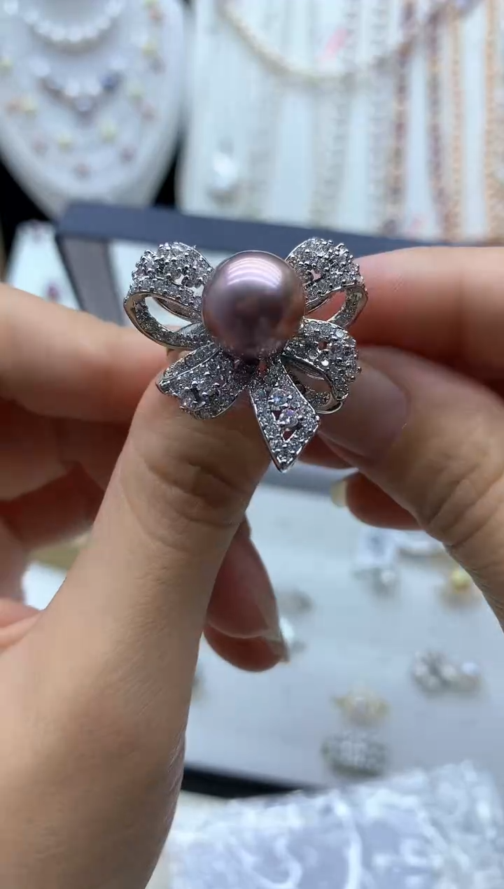 戒指合金淡水珍珠1