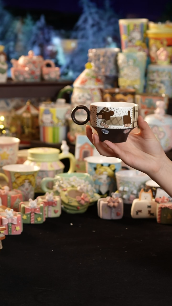 其他陶景德镇釉下彩手绘设计师款陶瓷