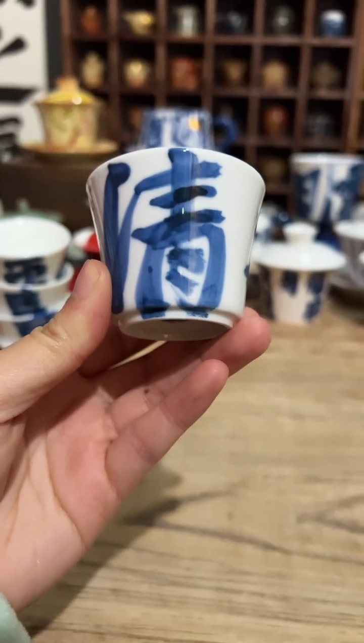 【闪购商品】观云听雨原创手绘茶具