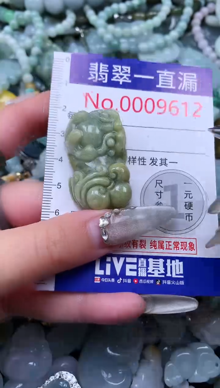 【闪购商品】翡翠吊坠(不含链)未镶嵌9612