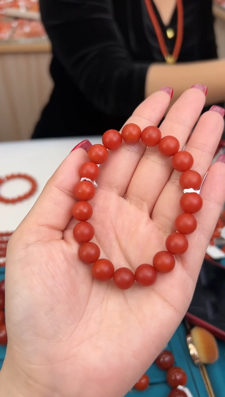 【闪购商品】南红玛瑙珠串未镶嵌多样发其一/10/HS9992181