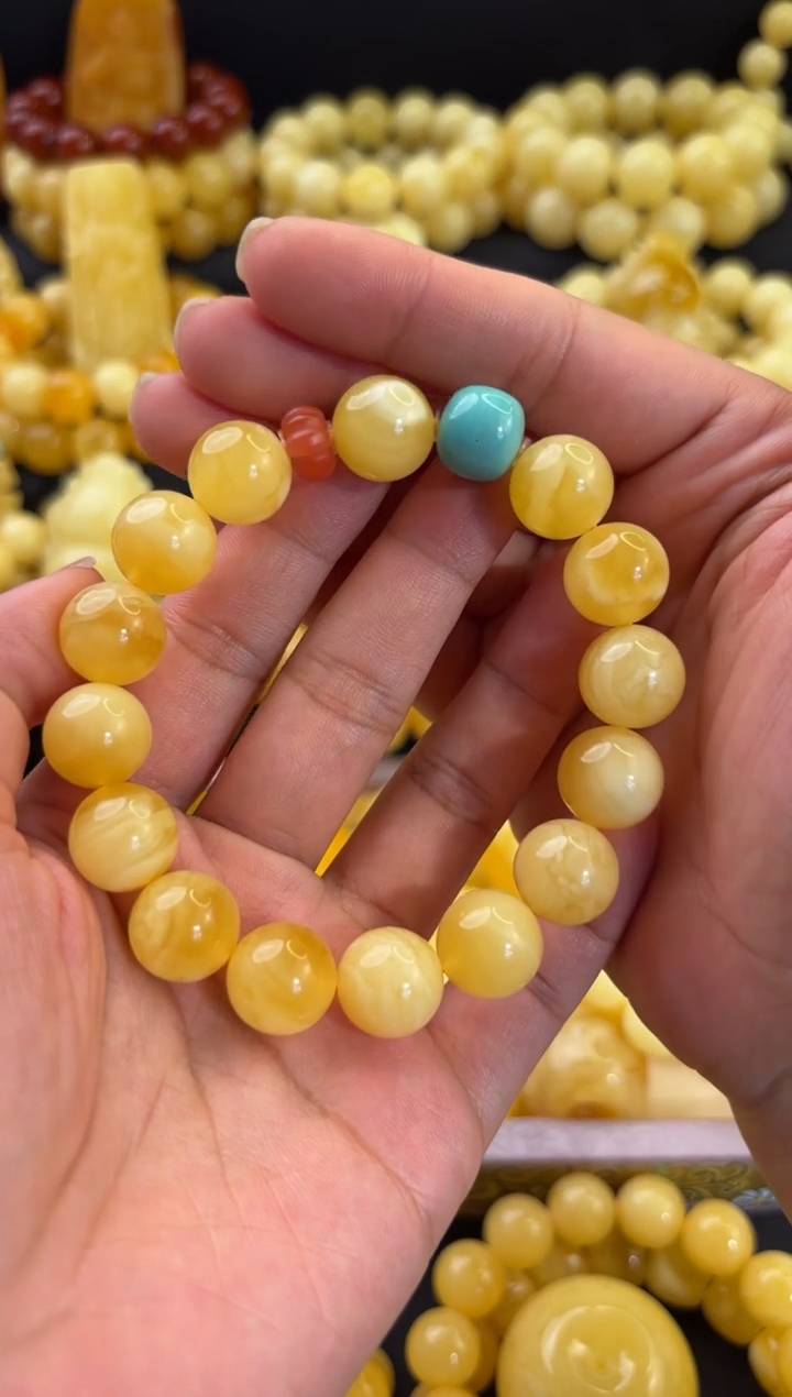 未镶嵌蜜蜡手链13+蜜糖妖花