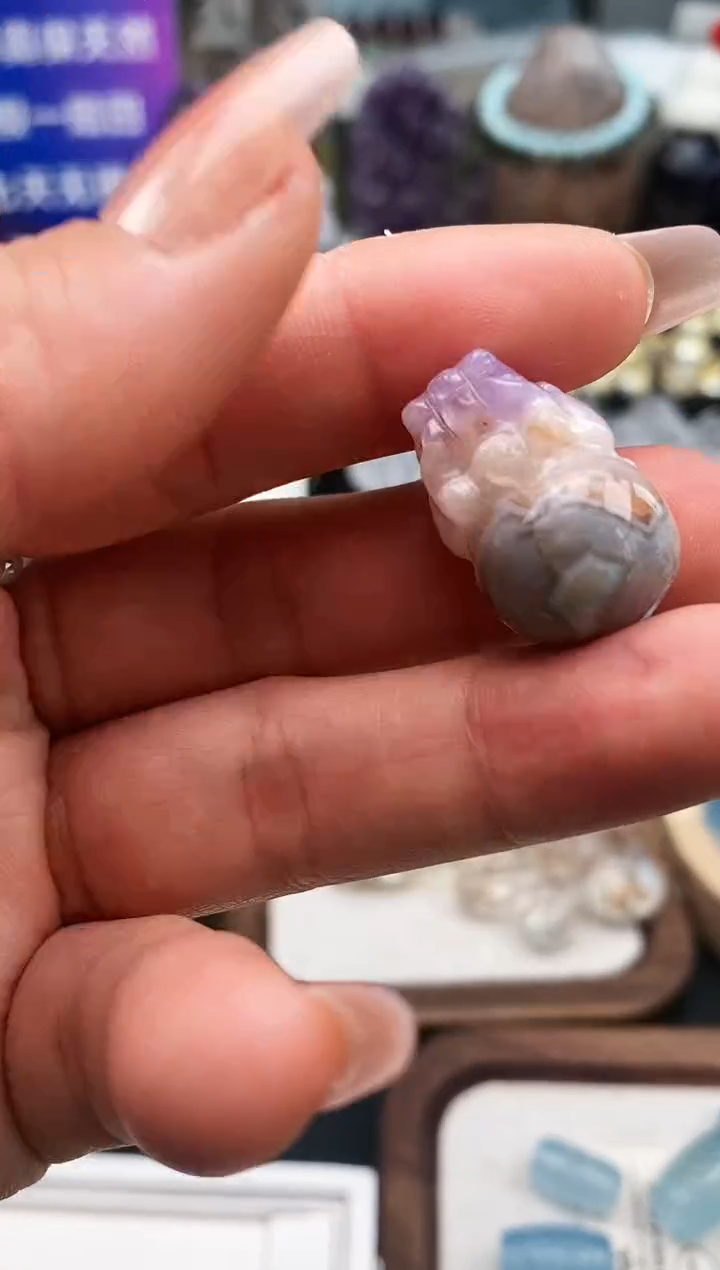 【闪购商品】玛瑙/玉髓颈饰未镶嵌48a多样性发其一/1.15/1个