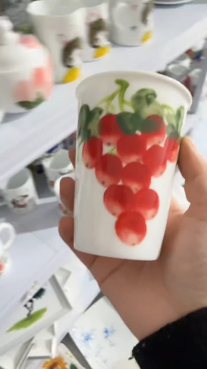 其他景德镇高温瓷（玉泥小可乐杯）福利价微瑕