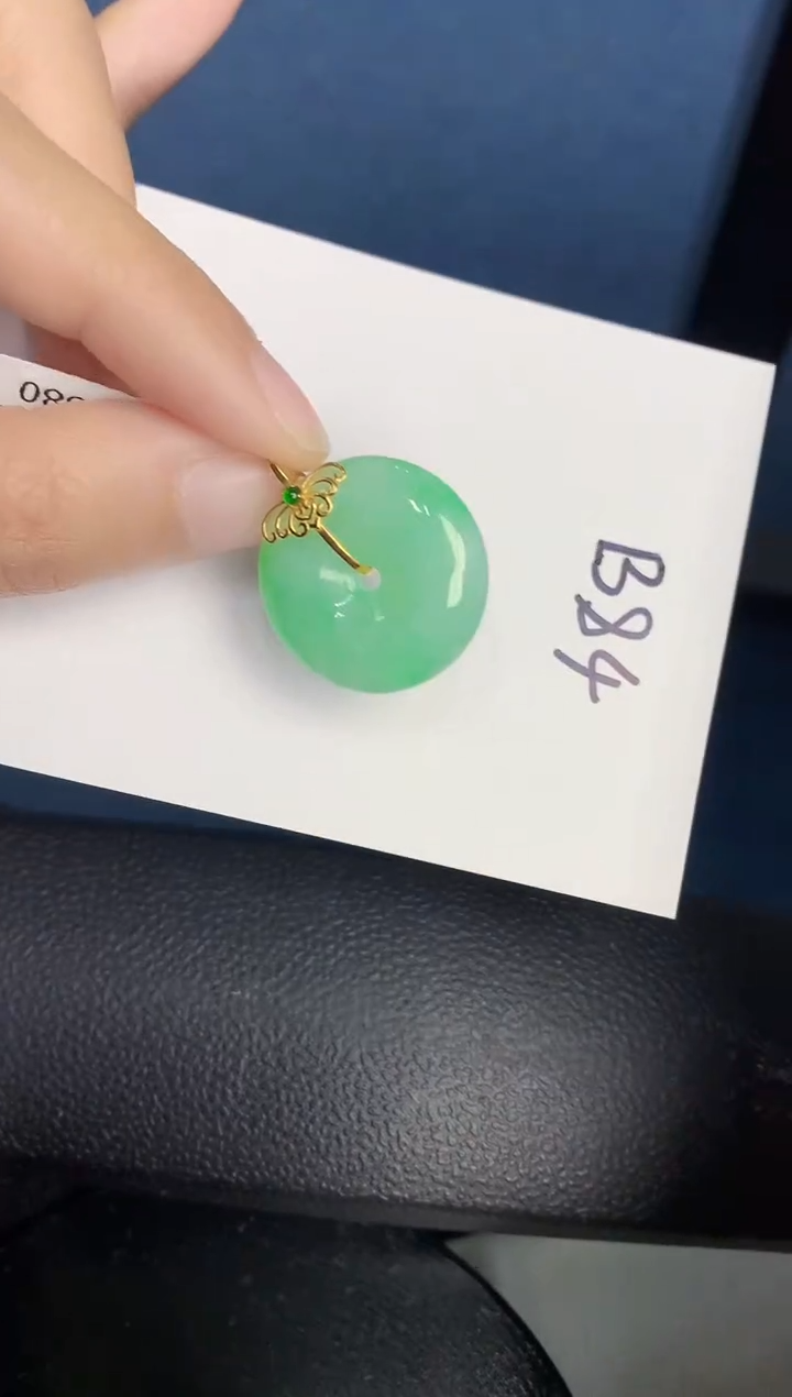 【闪购商品】翡翠颈饰18K金镶嵌000000000