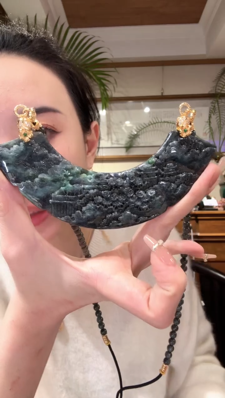 【闪购商品】翡翠颈饰未镶嵌国风