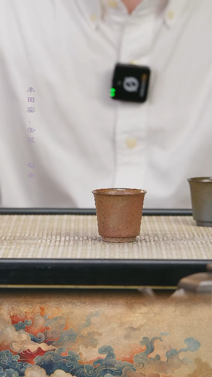 茶杯紫砂宜兴紫砂柴烧红鱼杯