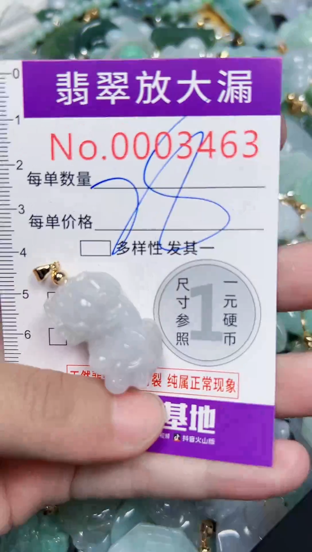 颈饰未镶嵌翡翠3463