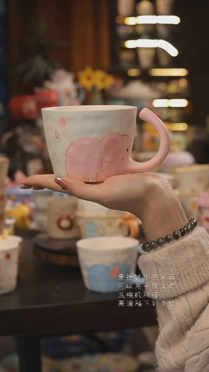 景德镇釉下彩绘设计师款式陶瓷