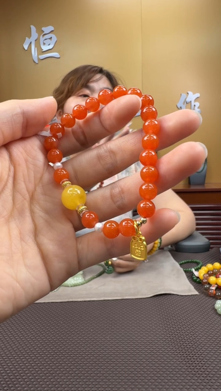 玛瑙/玉髓颈饰未镶嵌手串（多样性，发一­）7