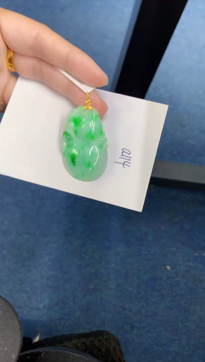 【闪购商品】翡翠颈饰18K金镶嵌000000000