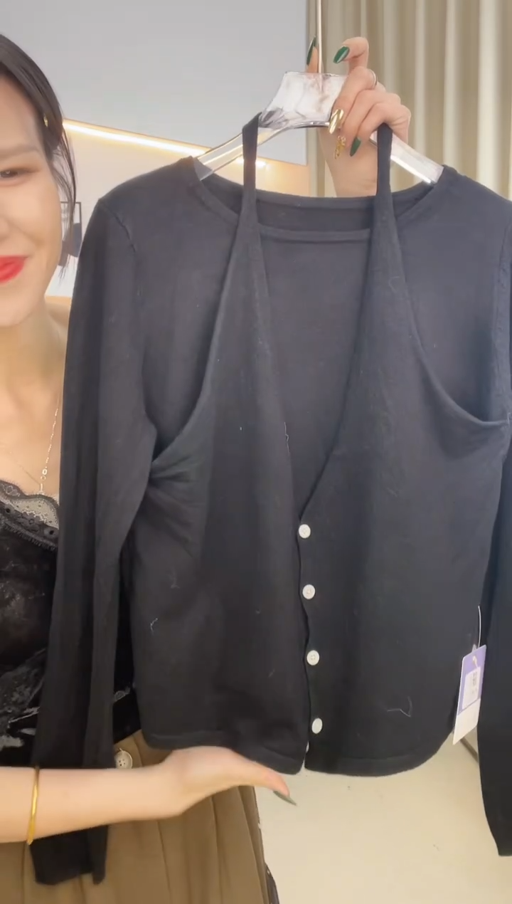 黑色上衣均码@511147-6