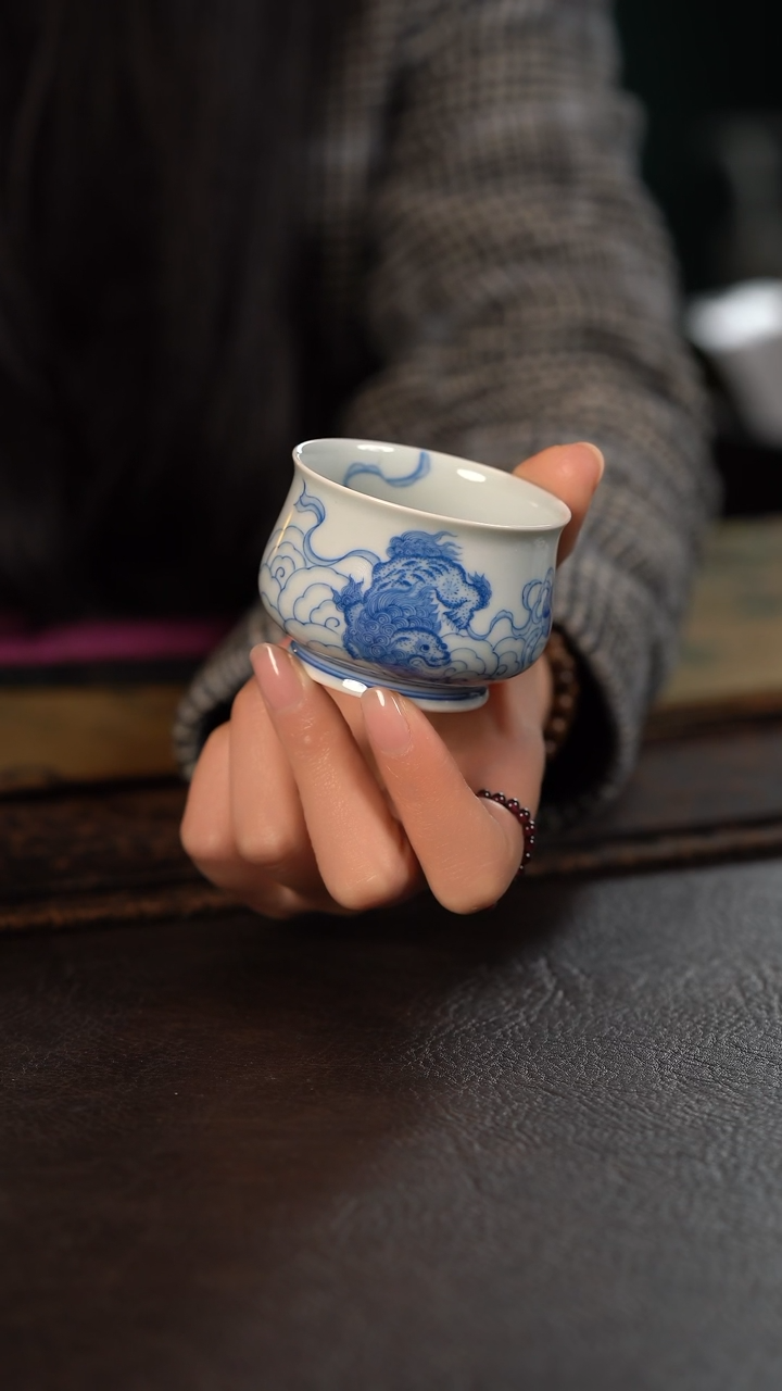 【闪购商品】杯聚澜堂狮子绣球憨憨杯