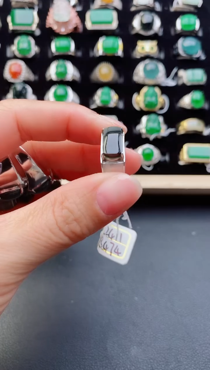 【闪购商品】翡翠戒指银S925镶嵌1111111111111