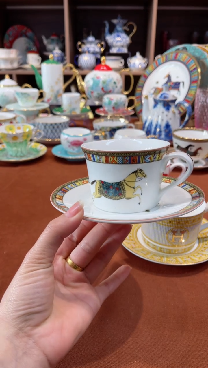 【闪购商品】瓷片马家杯碟38·······