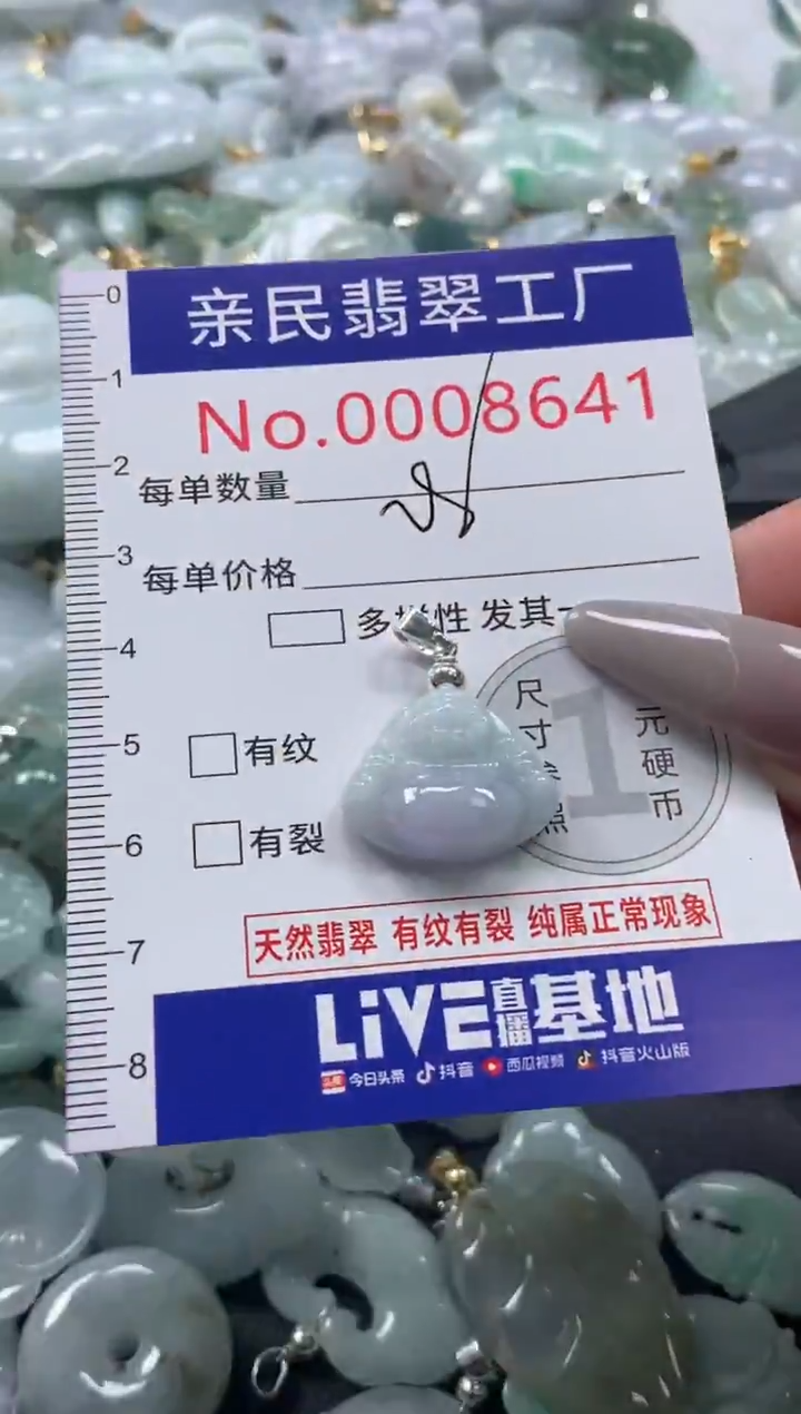 颈饰未镶嵌翡翠8641