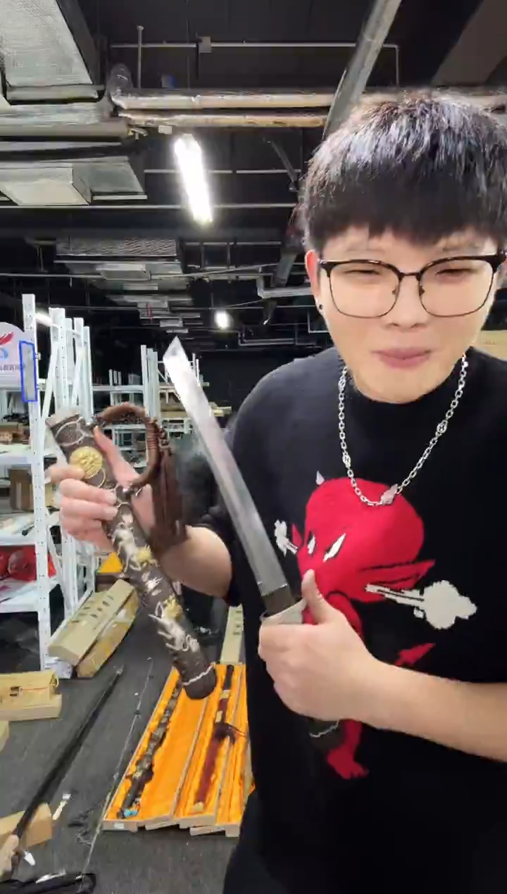 全铜短刀 三色  夹钢