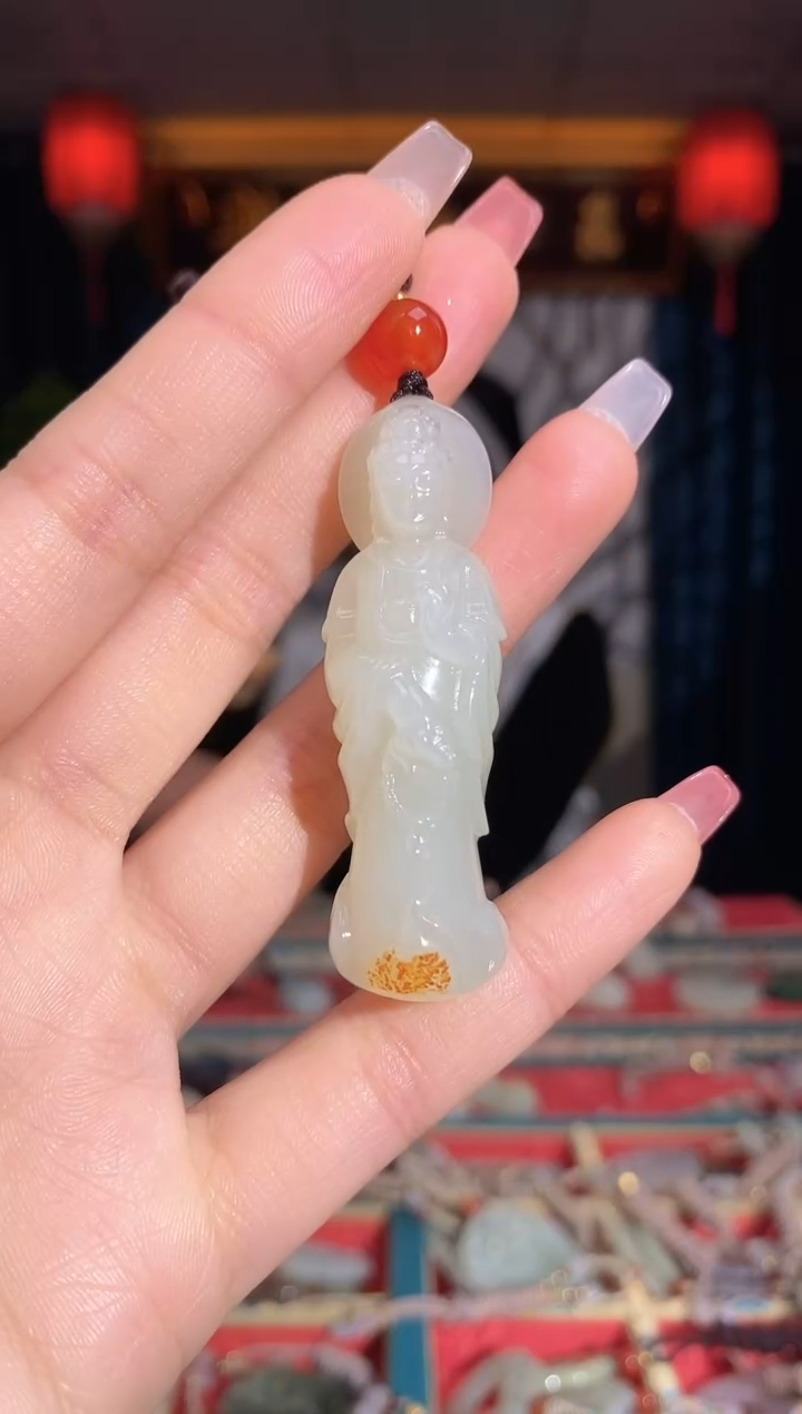 【闪购商品】和田玉挂件未镶嵌观音