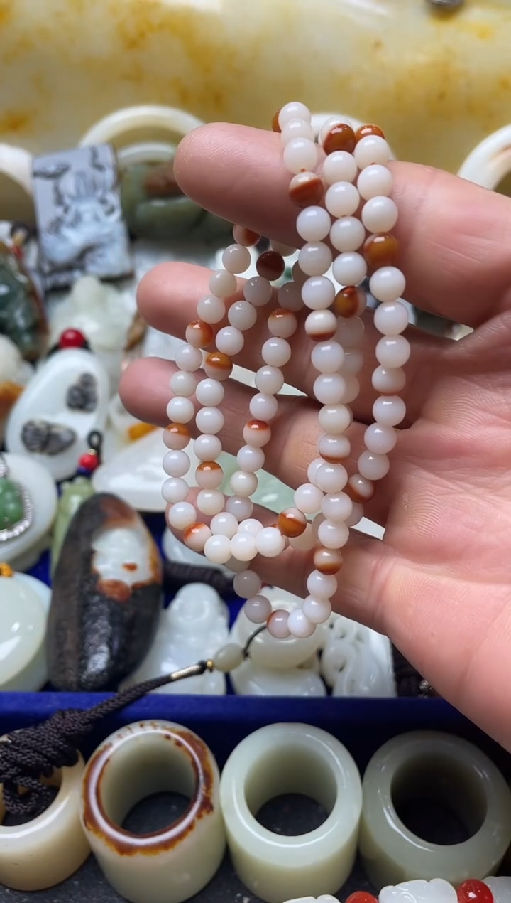 和田玉未镶嵌项链项链