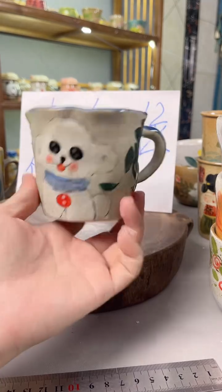 【闪购商品】瓷片手绘高温釉下彩陶瓷