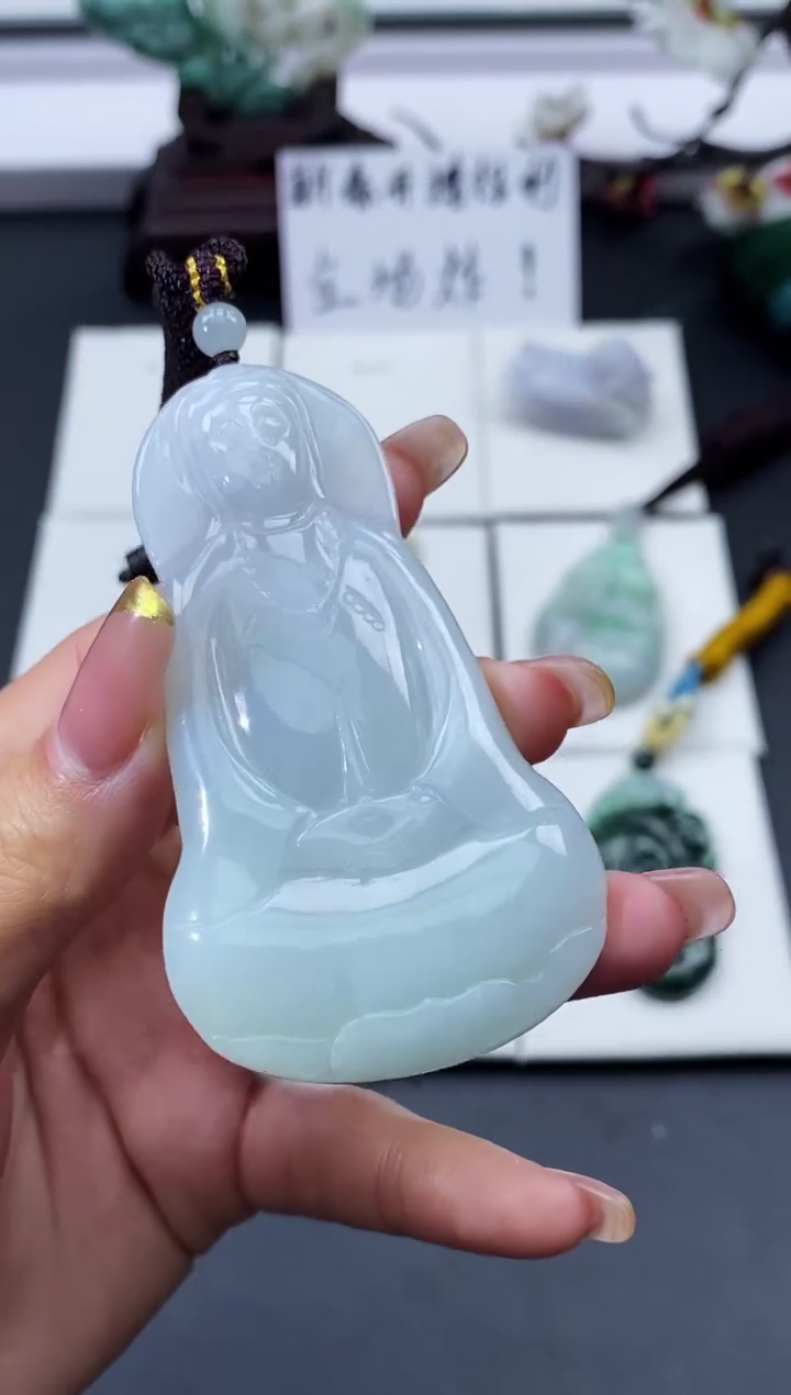 【闪购商品】翡翠吊坠(不含链)未镶嵌天然缅甸翡翠A货