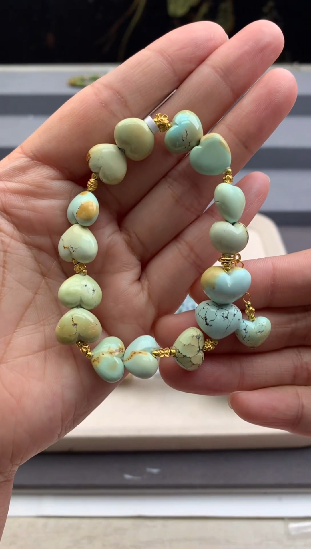 未镶嵌绿松石手串橙.Q55