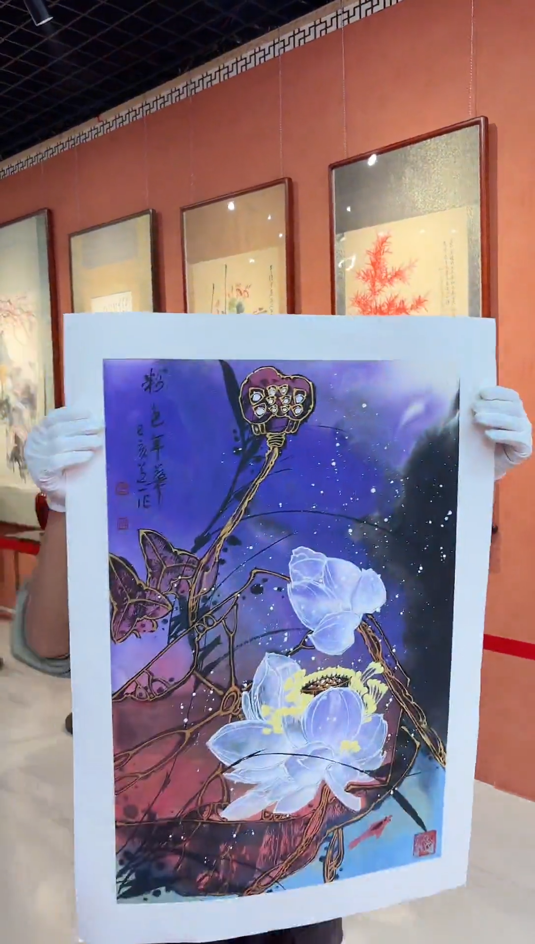 【闪购商品】国画画道一老师手绘作品D93