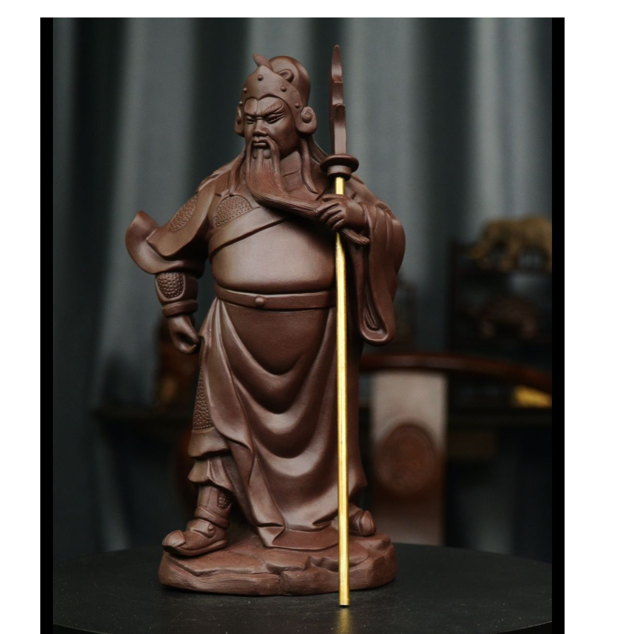 关公带刀 创意陶瓷