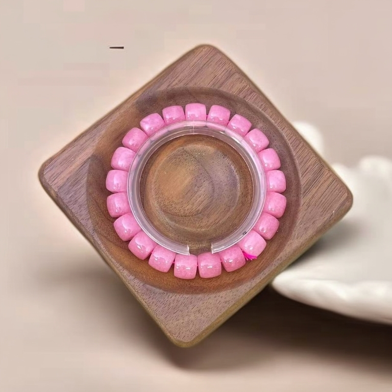 【佳玺珠宝】168 精美手串 耦粉直切10mm