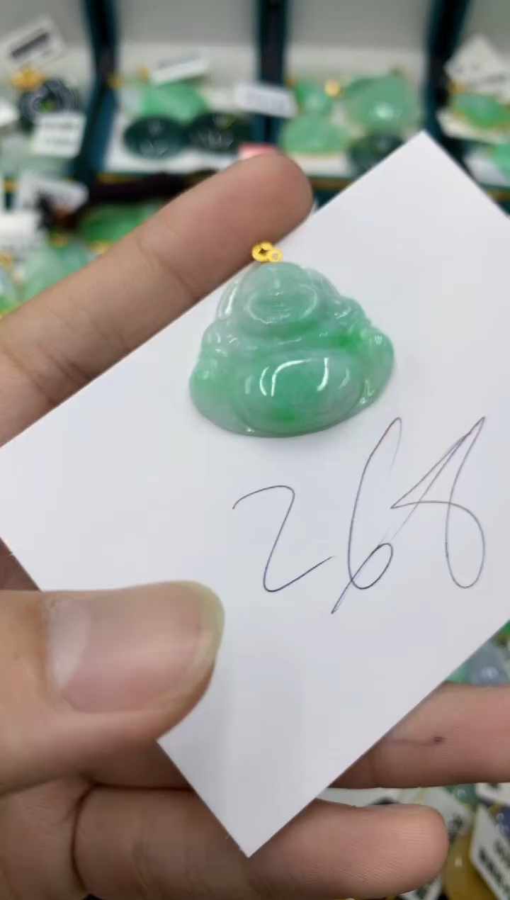 【闪购商品】翡翠颈饰18K金镶嵌号链接111111