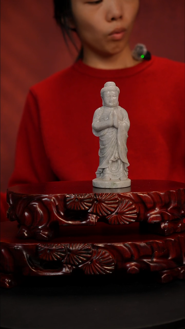 未镶嵌摆件翡翠阿弥