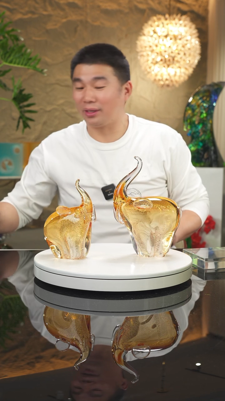 【闪购商品】摆件福利大象摆件一对