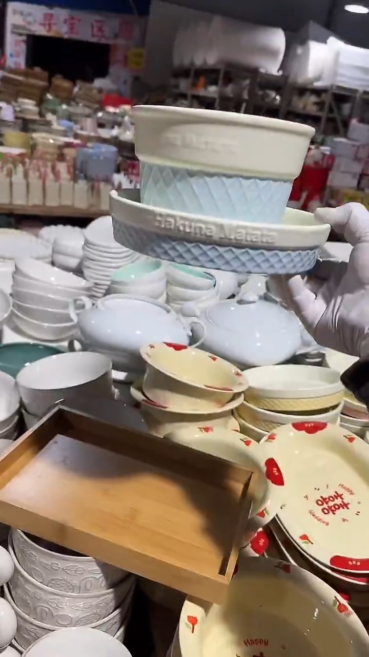 陶瓷冰激凌2件套微瑕 凑满20元包邮