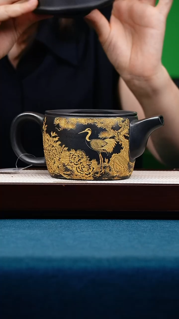 茶壶紫砂石黄高汉瓦