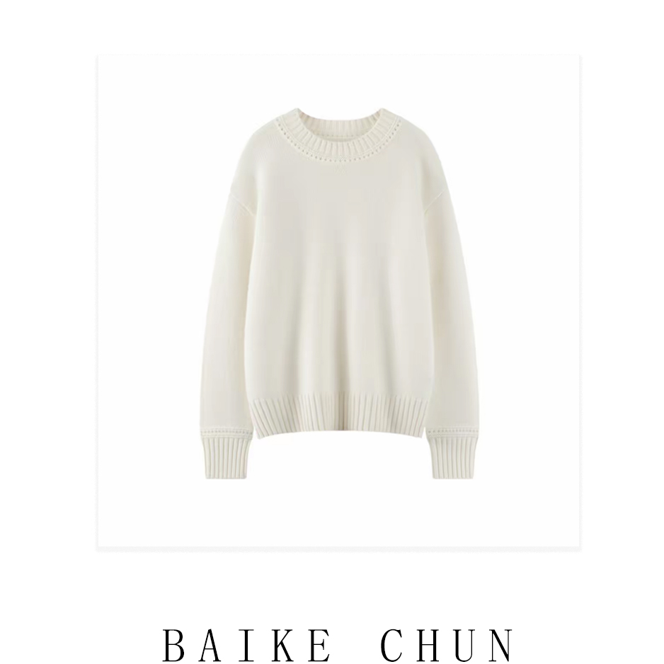 【LP一眼万年】真正的康赛妮100%羊绒，双股加厚圆领女打底