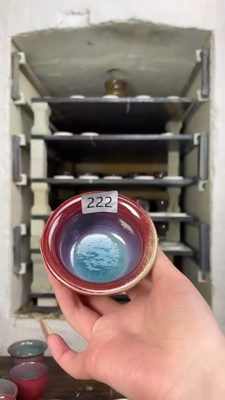 【闪购商品】摆件钧瓷手工茶器窑变