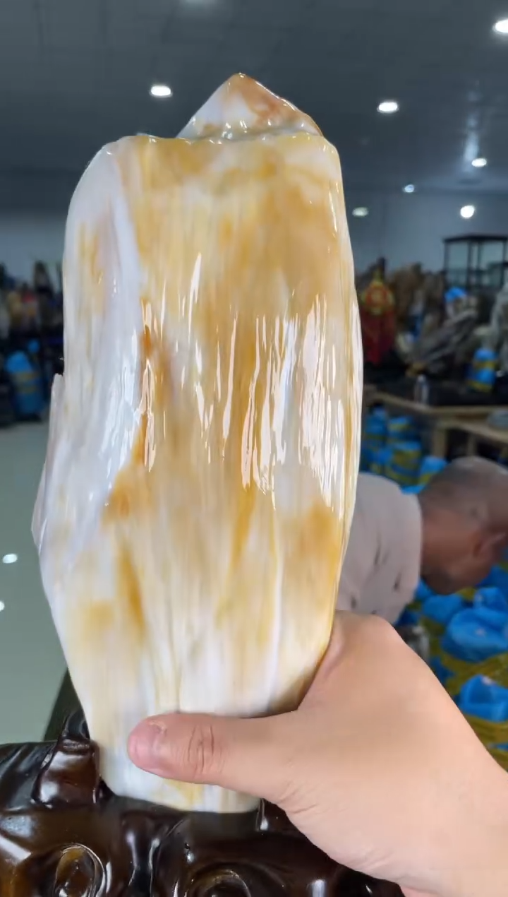 【闪购商品】硅化玉摆件未镶嵌65